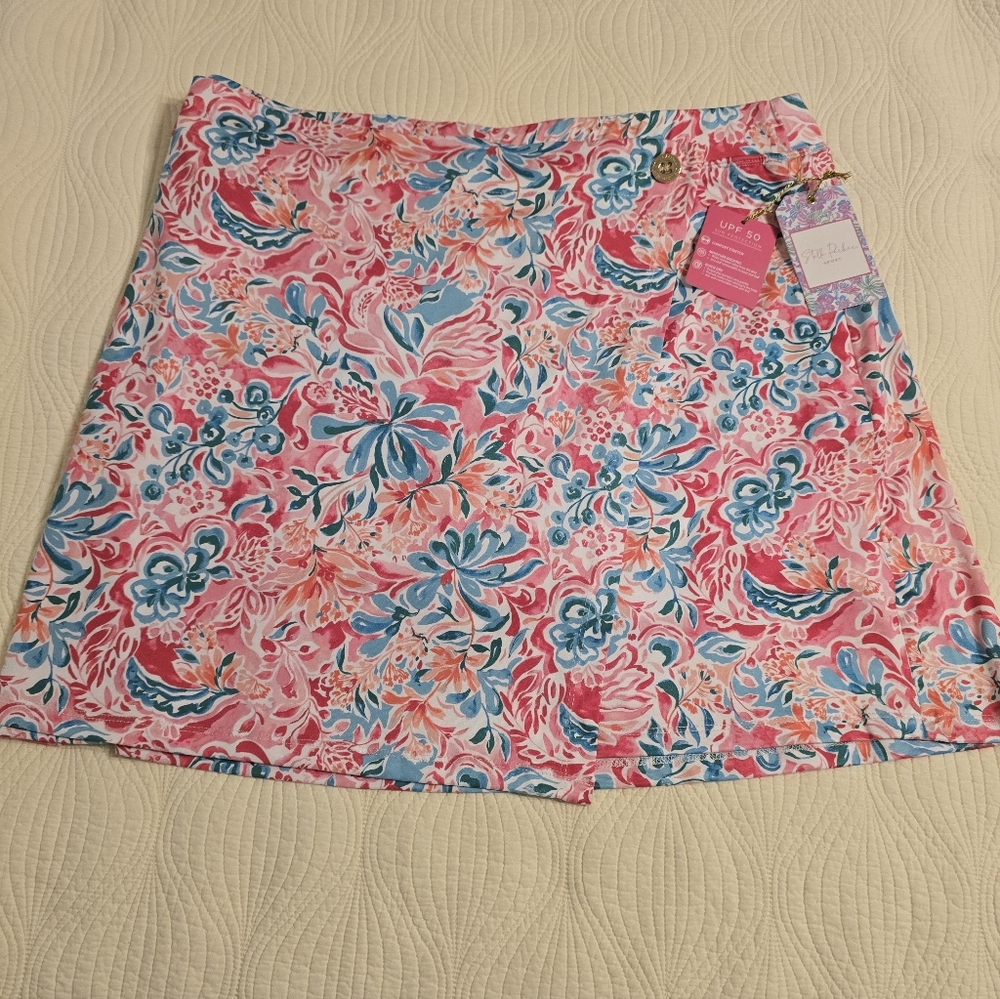 NWT Stella Parker Floral Print Ladies Sport Skort